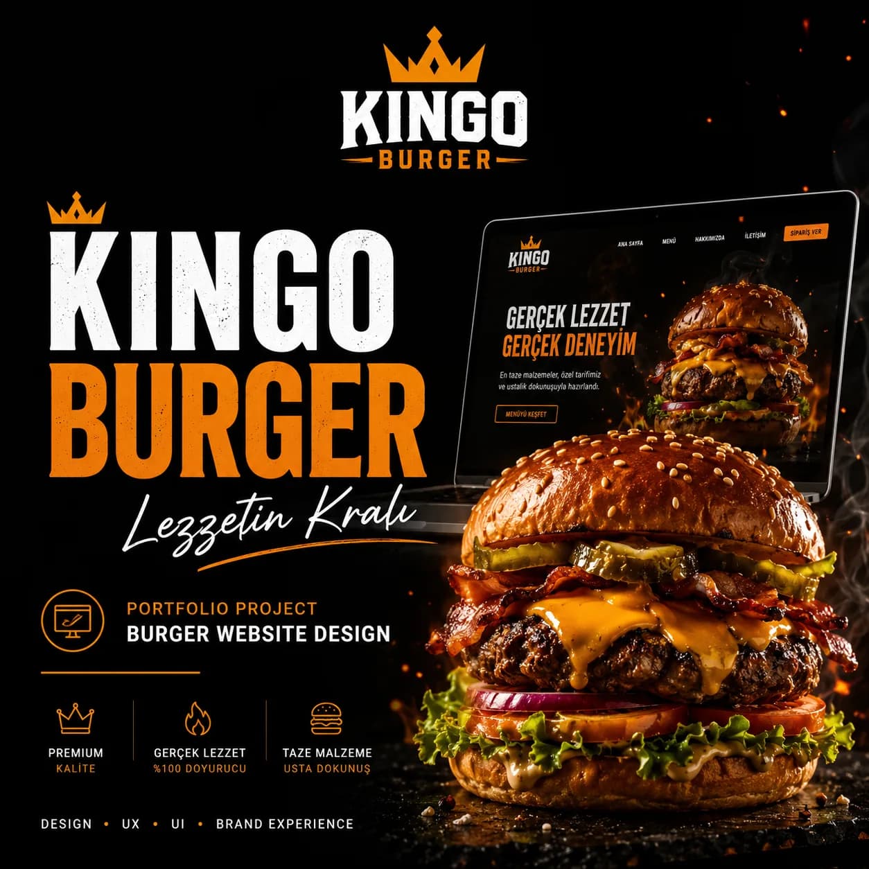 Kingo Burger — Restaurant & Online Ordering Site