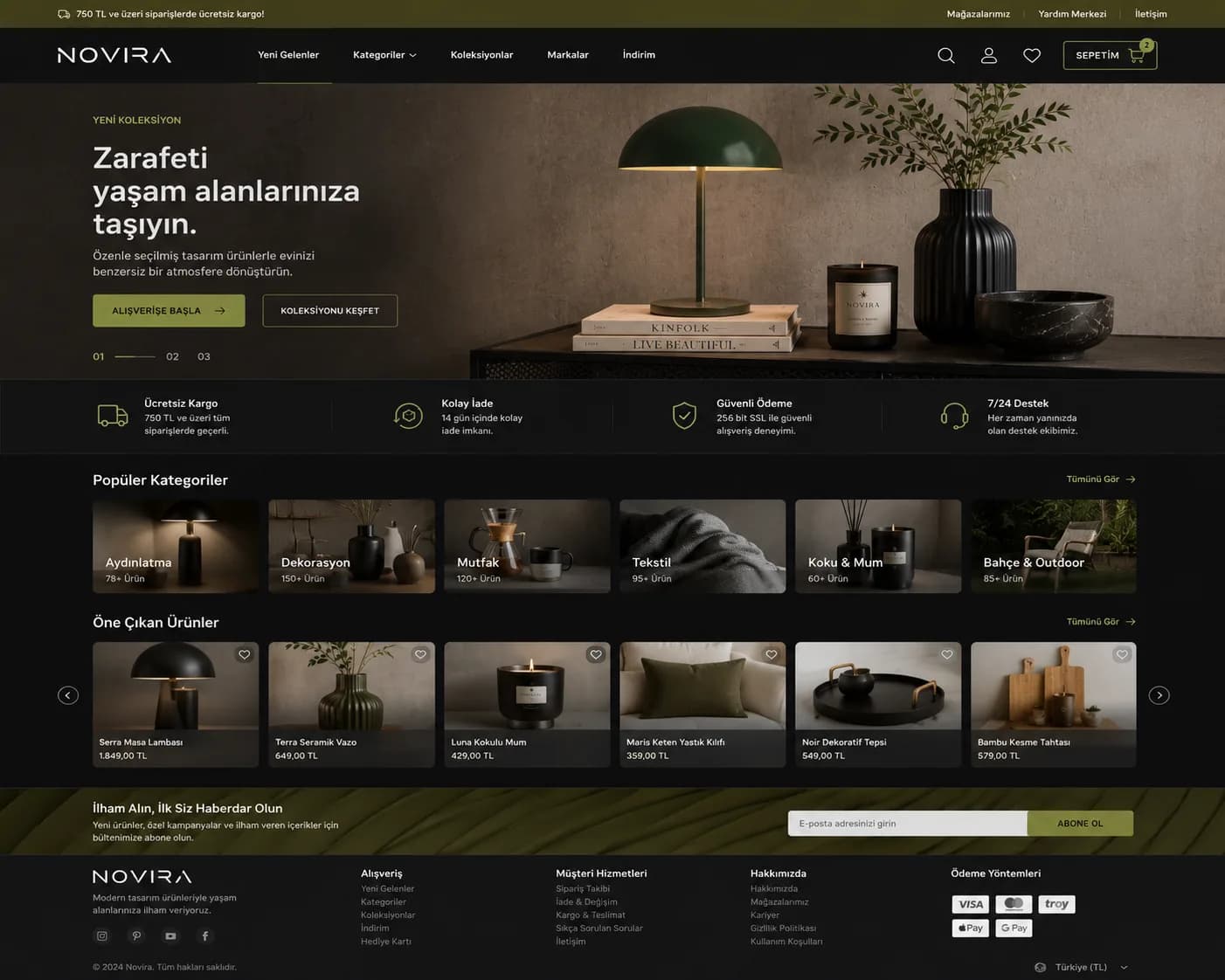 Novira — Beauty & Clinic Website