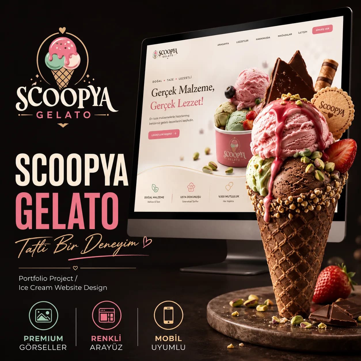 Scoopya — Ice Cream & Dessert Brand