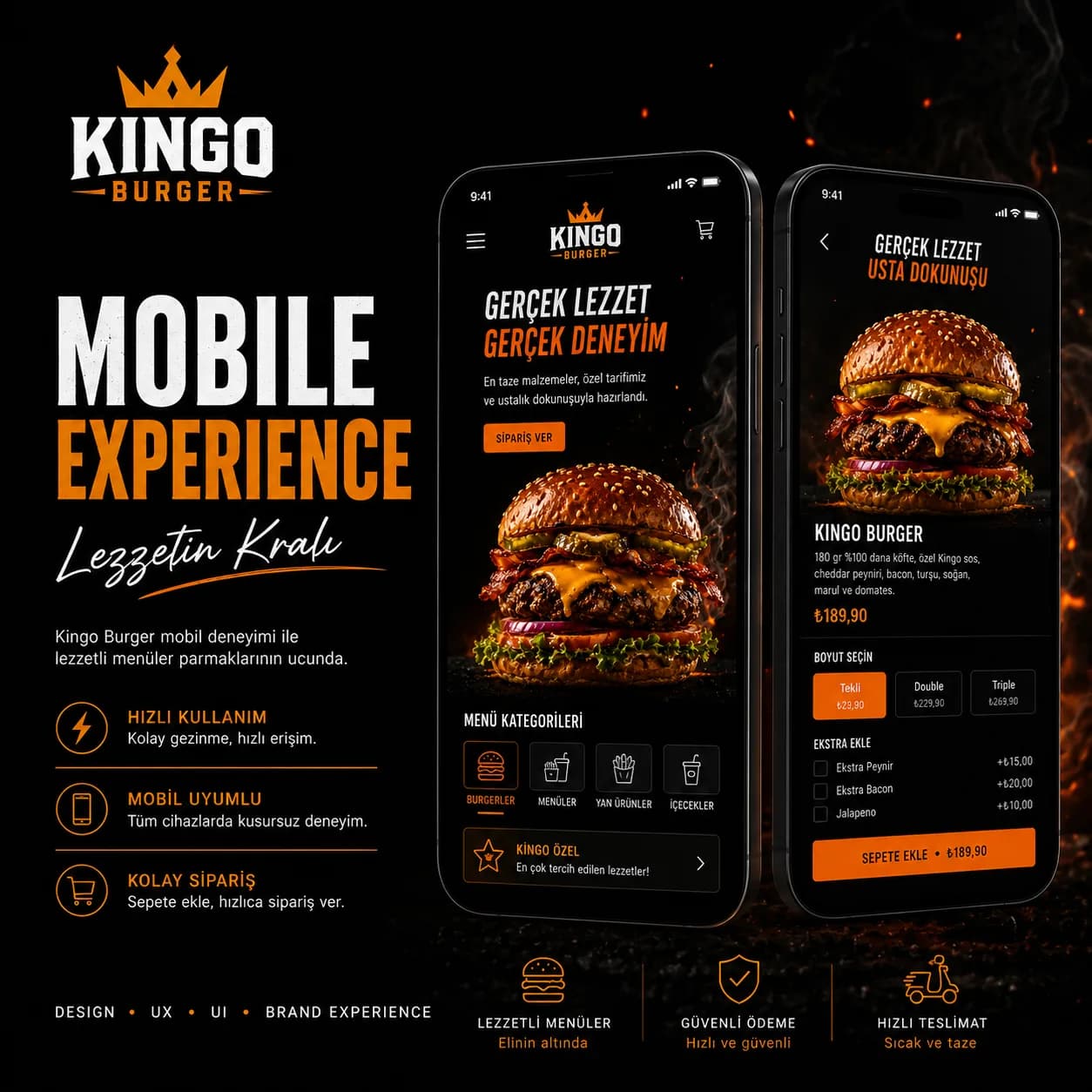 Kingo Burger — Restaurant & Online Ordering Site 4