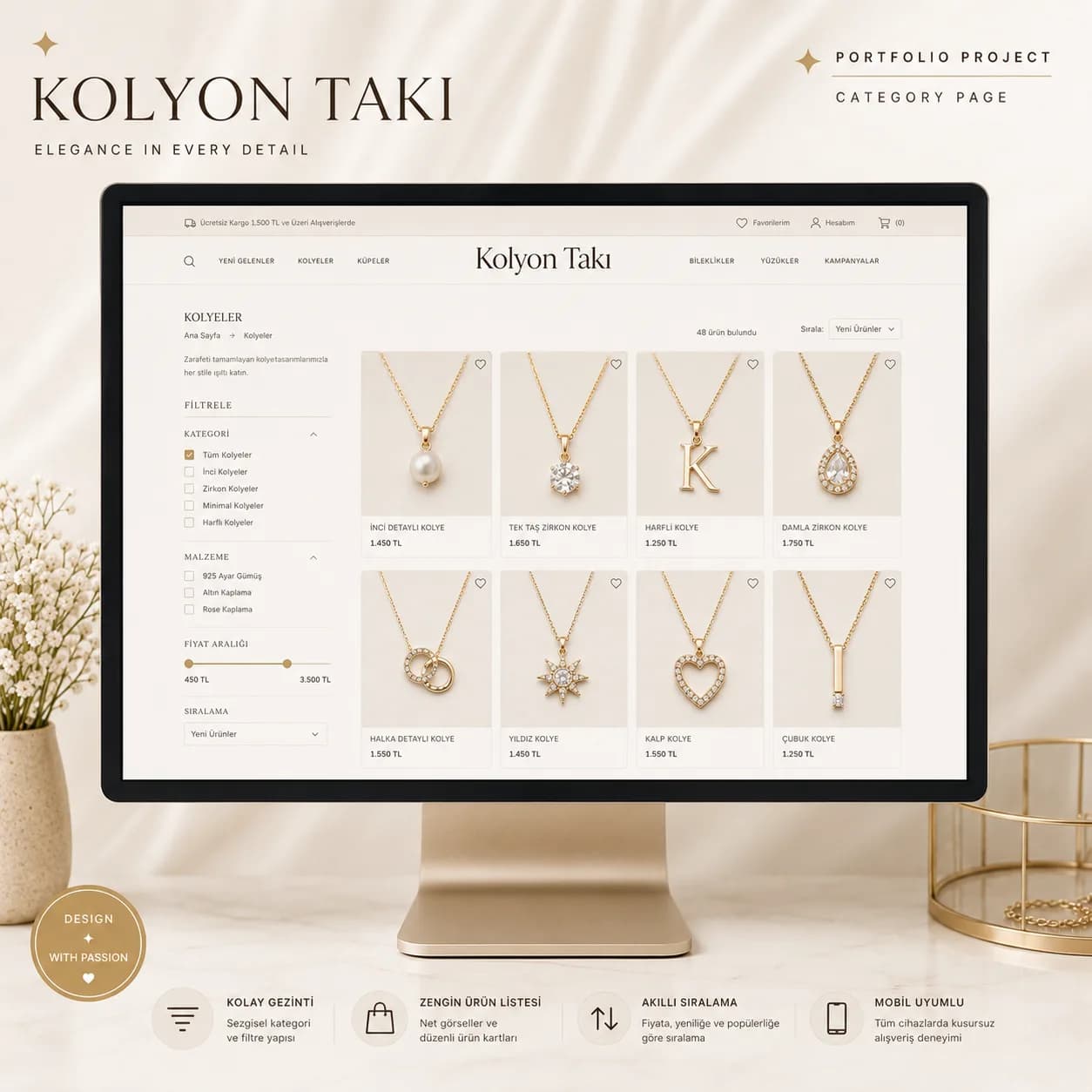 Kolyon Jewelry — Jewelry E-Commerce 2