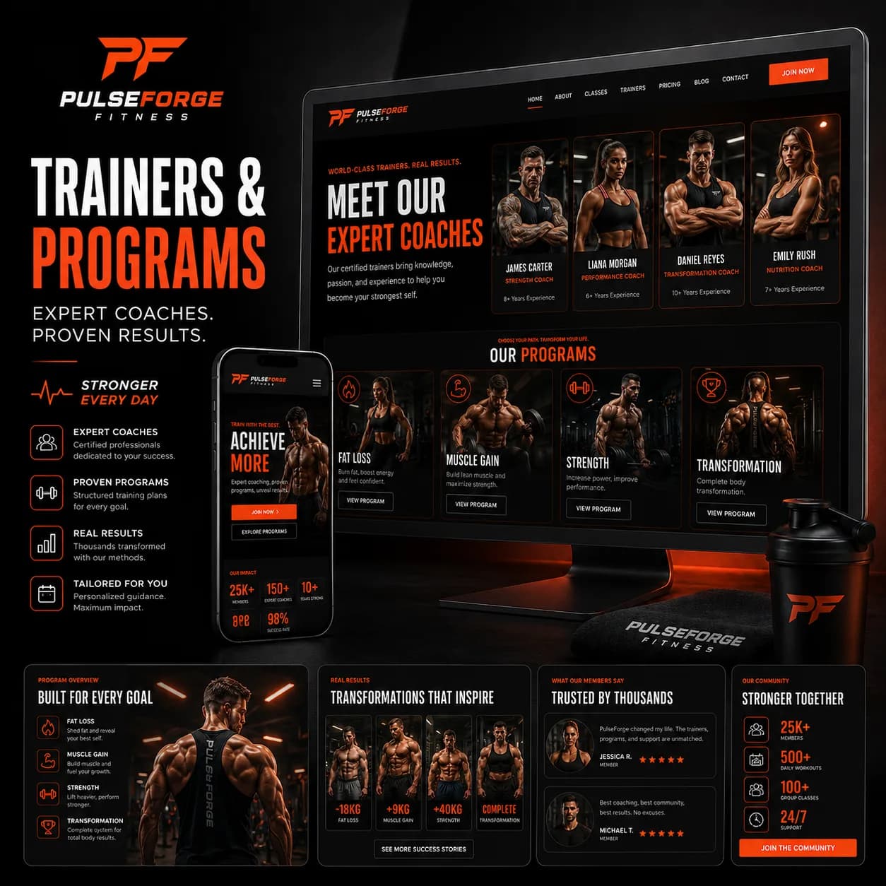 PulseForge — Fitness & Training App 3