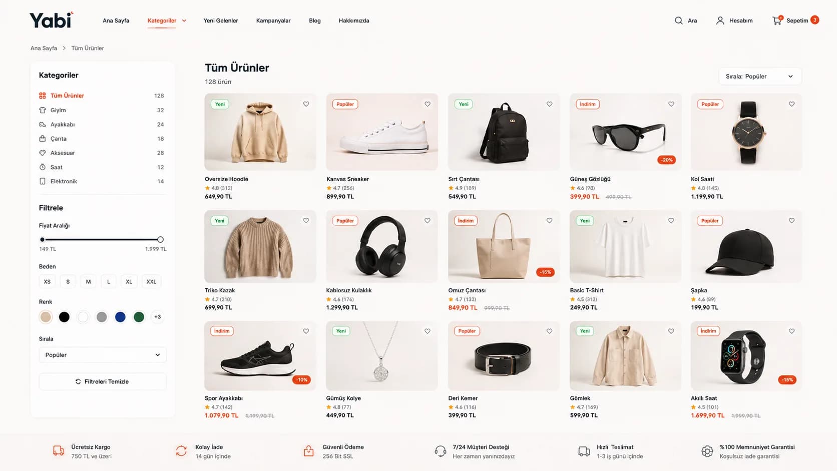 Yabi E-Commerce — Storefront & Sales Experience 2