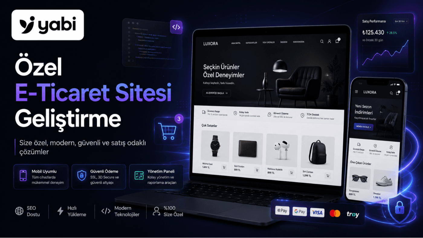 Özel e-ticaret sitesi