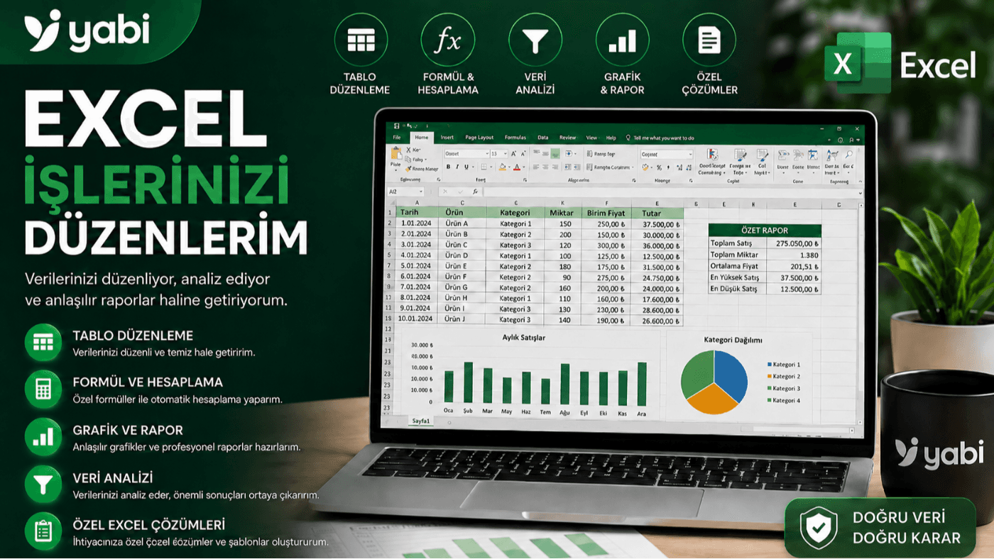 Excel işlemleri ve otomasyon