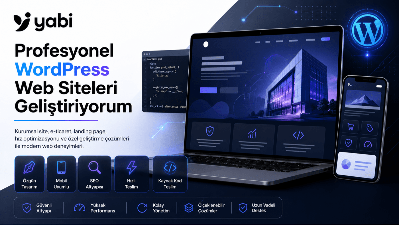 Profesyonel WordPress web sitesi