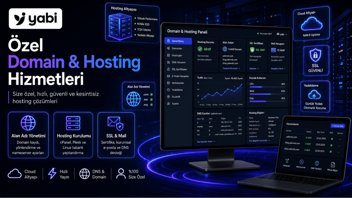Domain ve hosting hizmeti