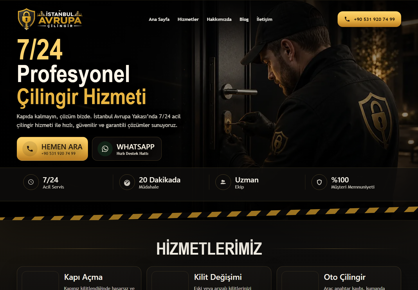 Istanbul Avrupa Locksmith Website