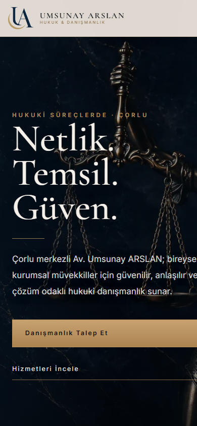 Av. Umsunay Arslan Hukuk & Danışmanlık mobile preview